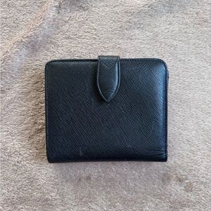 Vintage Coach Gramercy Continental (7099) in Black Leather